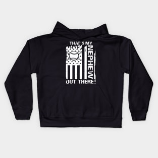 That's My Nephew Out There Baseball Kids Hoodie